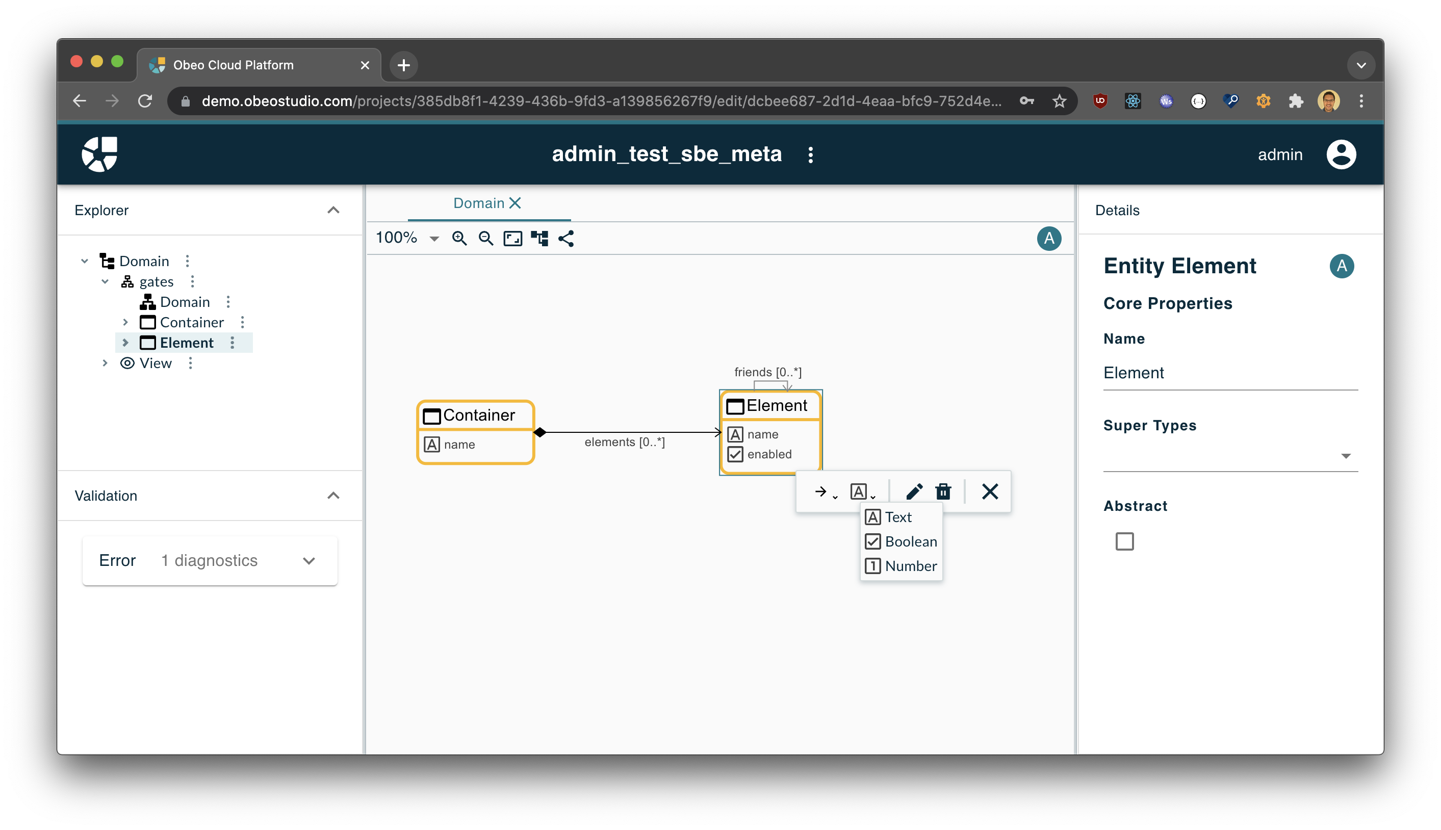 Integrating Sirius Web in a Cloud IDE